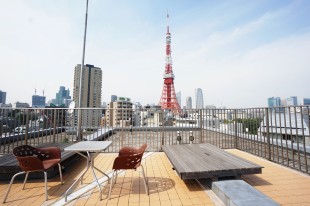 【募集終了】東京タワービュー、ビル最上階のSOHO空間