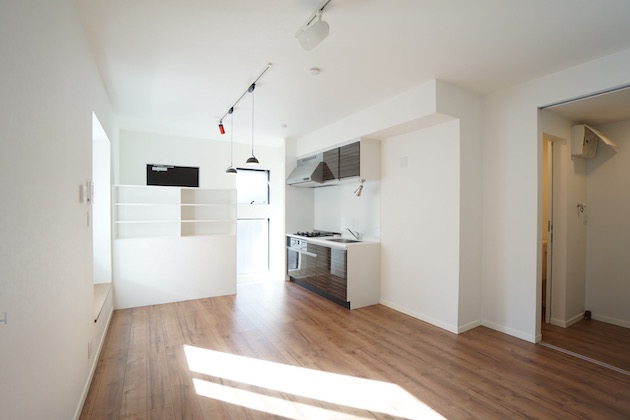 【募集終了】祐天寺1分。無垢フローリングの1LDKデザイナーズ。