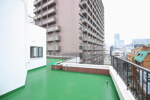 【募集終了】渋谷区神南、最上階広々ルーフバルコニー付ワンフロア。