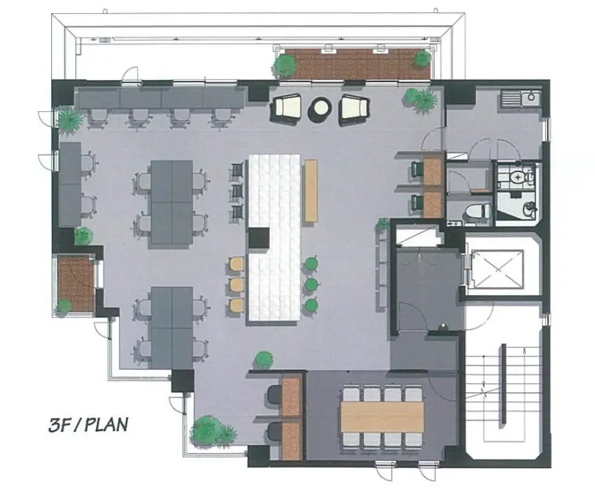 北参道3分、内装セットアップのクリエイティブ空間 募集図面