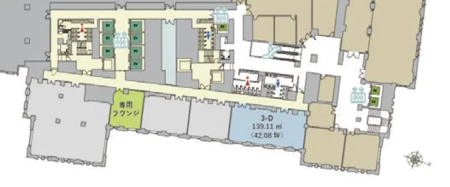 九段会館、歴史を紡ぐClassic Officeで 室内