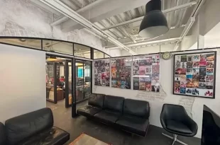 麻布十番、天高3mとモルタル仕上げの居抜きオフィス<p>[港区/97万/115㎡]