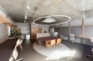 末広町4分、無機質×木の調和、セットアップオフィス<br>[千代田区/36万/44㎡]