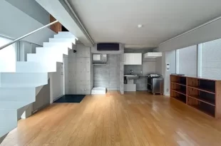 目黒6分、デザイン性溢れるメゾネットSOHO<p>[目黒区/33万/49㎡]