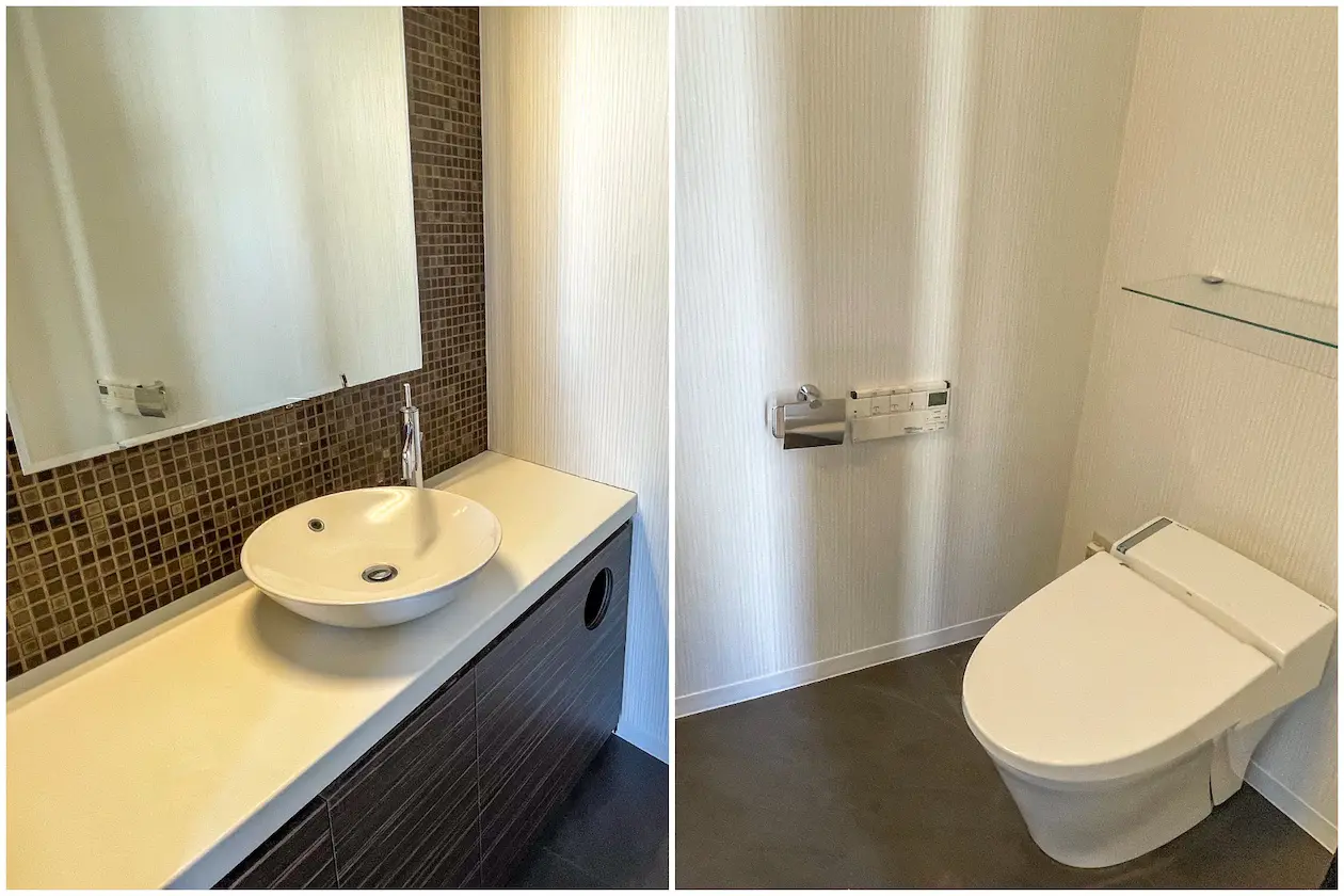 恵比寿3丁目、店舗兼用可能な一棟貸しオフィスビル 水回り