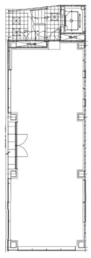 恵比寿、居抜き相談可の1階路面店区画 募集図面