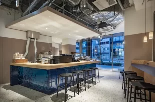 八丁堀、カフェ併設の新築セットアップオフィス<br>[中央区/ASK/334㎡~]